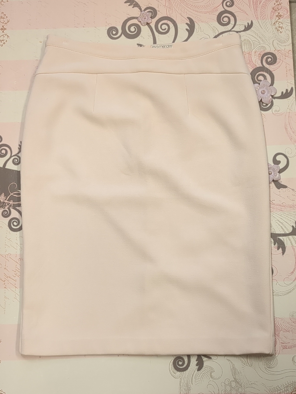 Eva Mendes Pale Pink Pencil Skirt